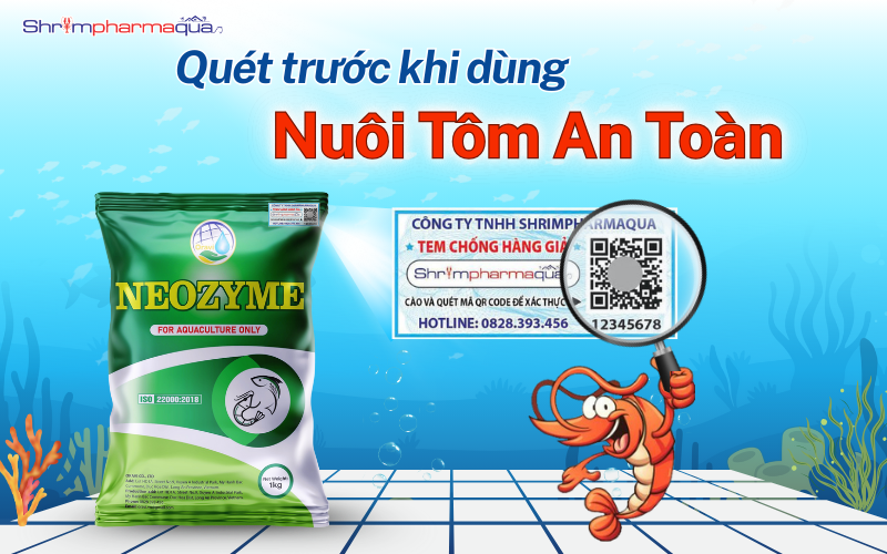 QUÉT TRƯỚC KHI DÙNG: Kiểm Soát Chất Lượng & Nuôi Tôm An Toàn Cùng Shrimpharmaqua